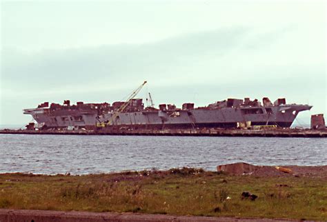Hms Ark Royal Aircraft Carrier Being Scrapped At Cairnryan Flickr