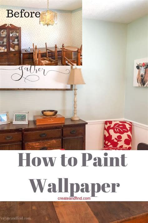 Painting Wallpaper How To Do It Right Home Decor Painting Over