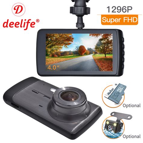 Deelife Car Dvr Dash Camera Cam Full Hd Video Recorder Registrator Auto