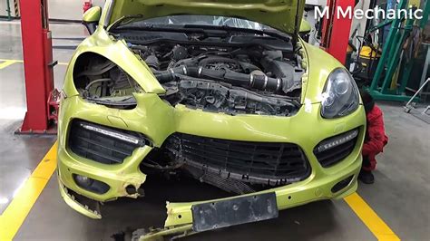 Restoring Porsche Cayenne Gts After An Accident Youtube