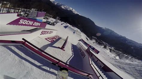 Sochi 2014 Sochi Slopestyle Course Pov Footage Mountainwatch