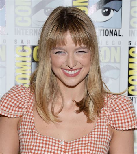 Melissa Benoist At Supergirl Press Line At Comic Con In San Diego 0720