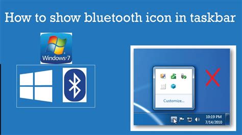 How To Add Or Remove Bluetooth Icon From Taskbar In W