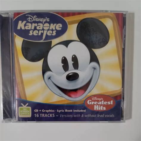 Disneys Karaoke Series Disneys Greatest Hits Cd 2003 New Sealed