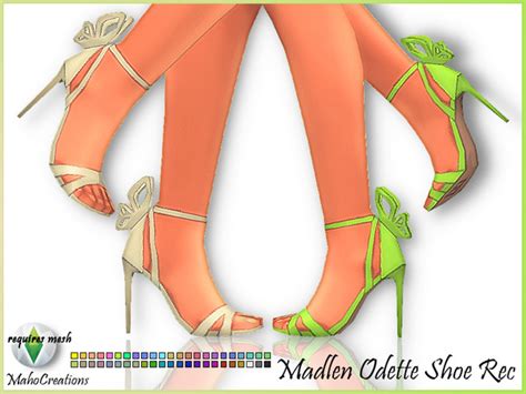 Madlen Odette Shoes Recolor By Mahocreations At Tsr Sims 4 Updates