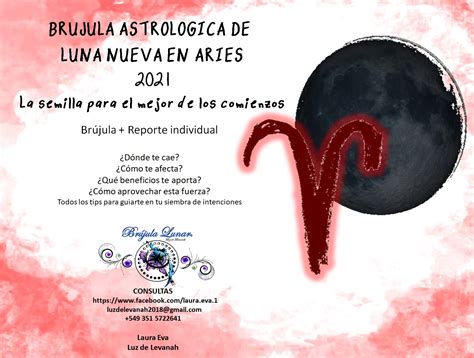 Luz De Levanah Brujula De La Luna Nueva En Aries