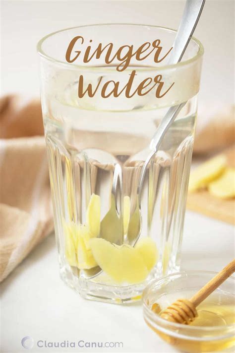 Quick And Easy Ginger Water Recipe ☕ Claudia Canu