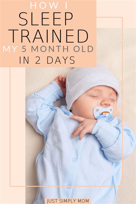 How I Successfully Sleep Trained My 5 Month Old Baby In 2 Days Just