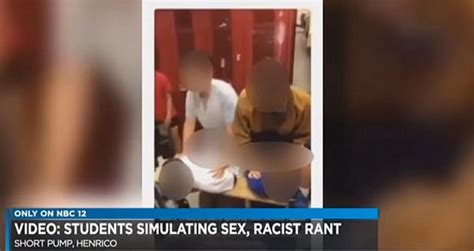 White Students In Virginia Simulate Sex On Black Peers