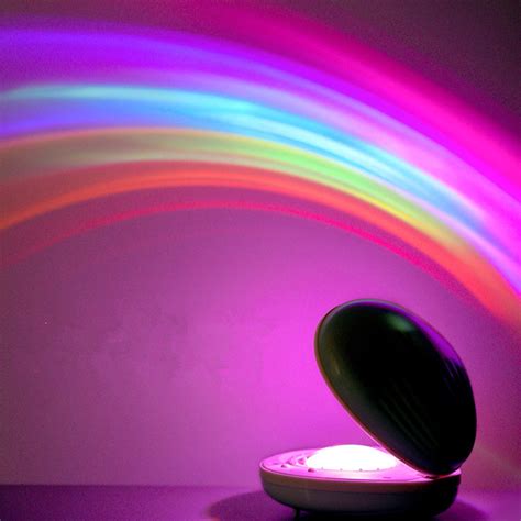 Creative Colorful Romantic Rainbow Night Light Projector Led Rainbow