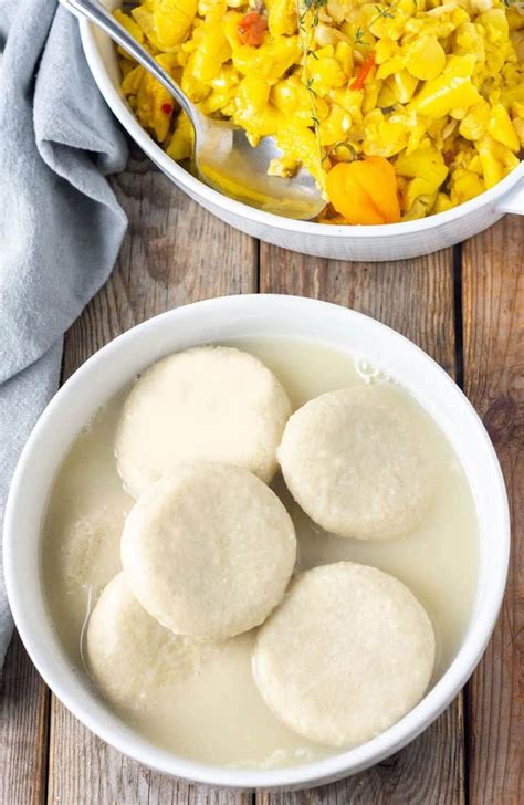 Jamaican Boiled Dumplings Jamaican Recipes Vegan Recipes Easy