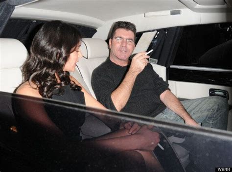 Simon Cowell Has Specs Appeal On Night Out With Two Mystery Women Pics Huffpost Uk Entertainment