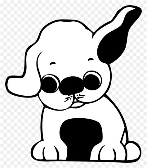 Dog Face Clip Art Black And White Dog Nose Clipart Flyclipart