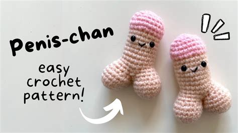 How To Crochet An Amigurumi Penis Easy Beginner DIY Amigurumi Tutorial Free Written Pattern