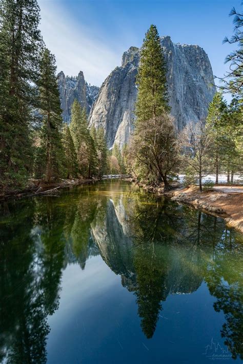 Yosemite Np Merced River California Usa