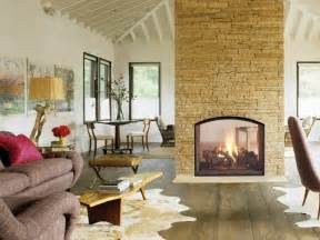 20 Gorgeous Two Sided Fireplaces For Your Spacious Homes