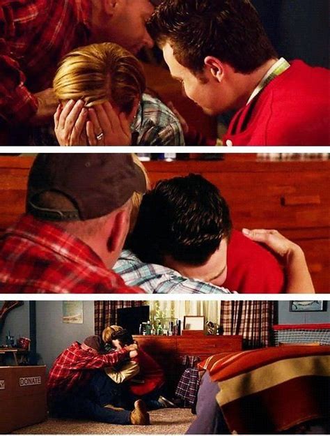 The Quarterbackthis Scene Was Probably One Of The Toughest Ones To Watch Glee Glee Cast