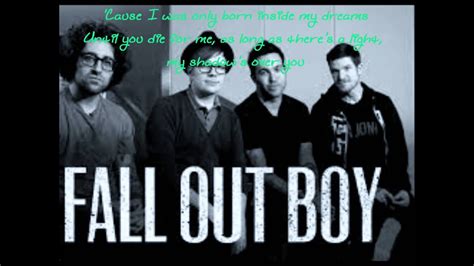 Fall Out Boy Centuries Lyrics Youtube
