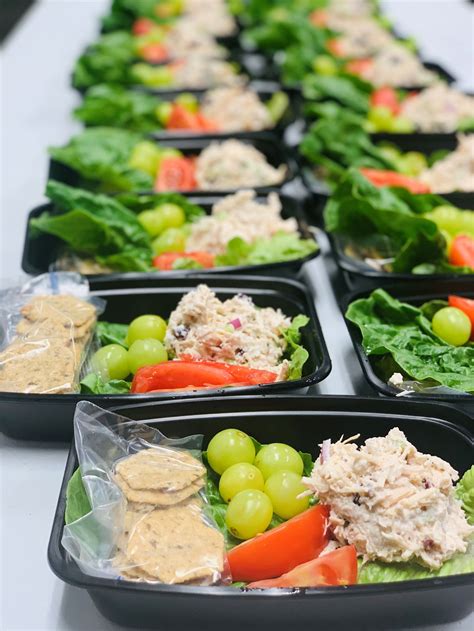 Chicken Salad Lunch Box Magic Mels Catering