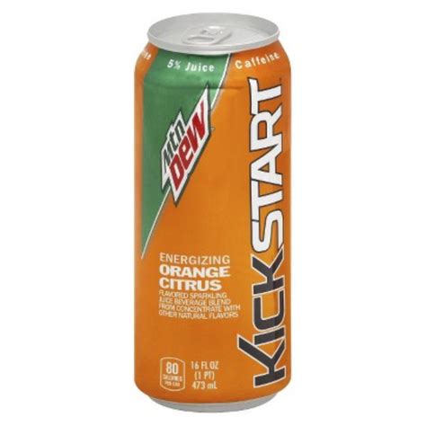 Mountain Dew Kickstart Orange Citrus Juice Drink Reviews 2019