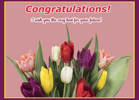 Flowers To Congratulate You Free For Everyone Ecards Greeting Cards