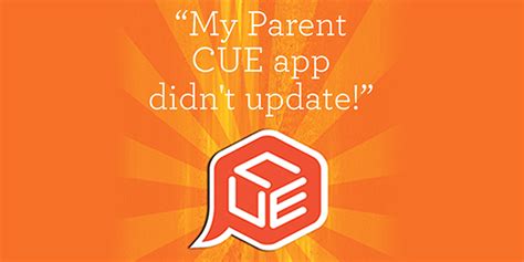 It's the first calendar designed for you, not just your work. My Parent CUE App Didn't Update - Orange Kids