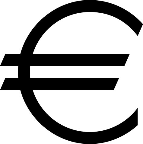 Beauty is in the eye of the beholder, and the same is. File:Euro symbol black.svg - Wikimedia Commons