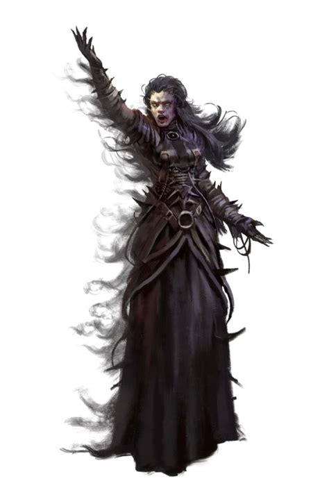 Female Human Shadow Sorcerer Pathfinder 2e Pfrpg Dnd Dandd 35 5e 5th