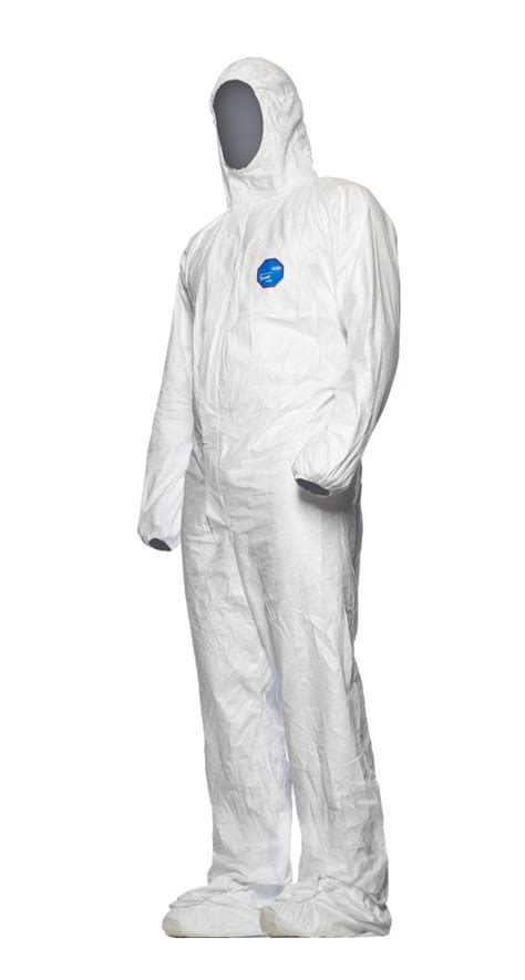 Tyvek 500 Labo Protection Suit With Overshoes White Cat3 Type 56