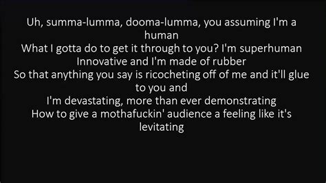 Rap God Fast Part Eminem Lyrics Youtube