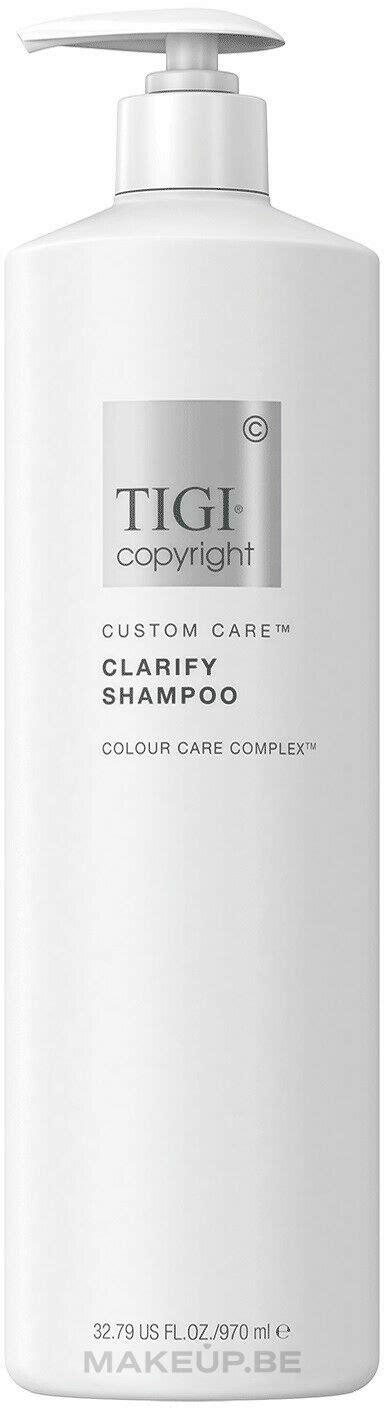 Tigi Copyright Custom Care Clarify Shampoo Shampooing Nettoyant En