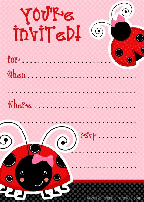 Free Printable Ladybug Stationery Free Printable