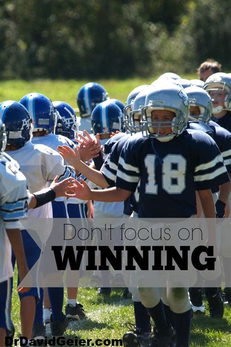 Focus On Fun Not Winning In Youth Sports Dr David Geier Sports