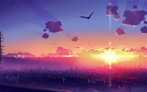 Anime Sunrise Wallpapers Top Free Anime Sunrise Backgrounds