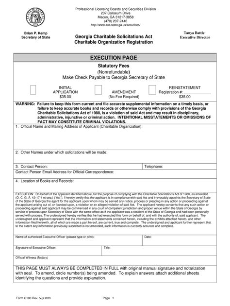 C 100 2010 2024 Form Fill Out And Sign Printable Pdf Template