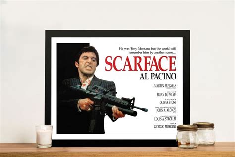 Buy A Scarface Movie Poster Framed Print Movie Posters Melbourne