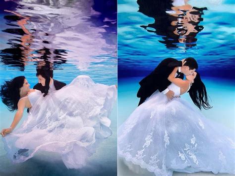 These Stunning Underwater Wedding Photos Are One Of A Kind