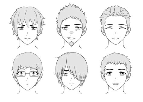 Anime faces are enjoyed by everyone because they depict unique personalities. How to Draw Male Anime Characters Step by Step - AnimeOutline