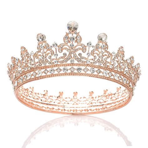 Sweetv Corona De Reina De Diamantes De Imitación Para Mujer