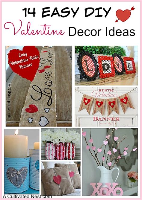14 Easy Diy Valentines Day Decoration Ideas