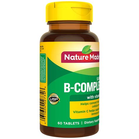 Nature Made Super B Complex Tablets 60 Count For Metabolic Health