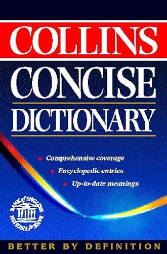 Collins Concise English Dictionary Collins Jackie