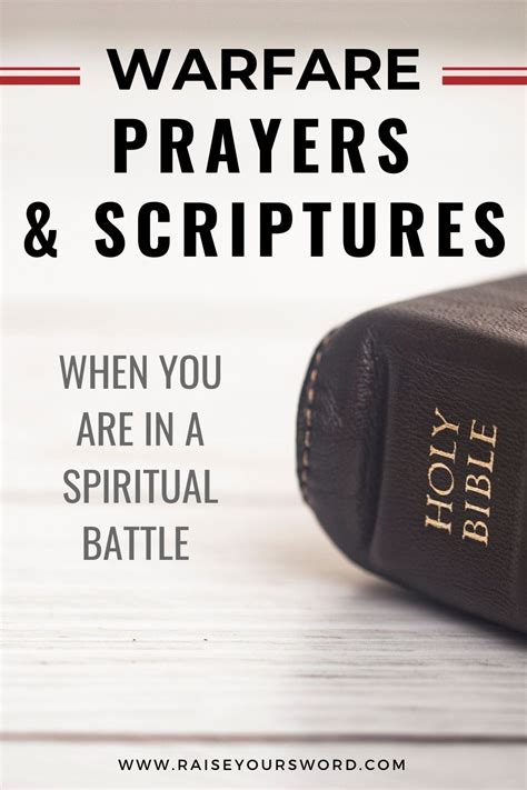 Warfare Prayers Prayer Strategies Effective Prayer Scripture