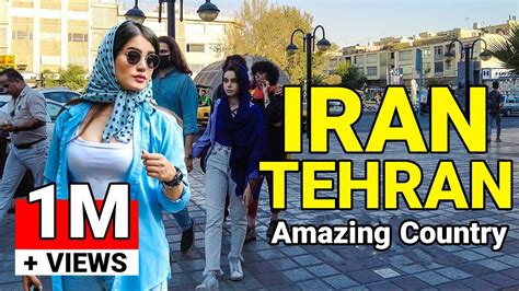 iran walking in tehran 2022 monirieh square vlog ایران youtube