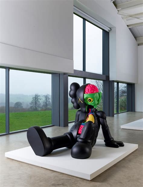 Kaws Yorkshire Sculpture Park Fights Through Snow And Ice To Put On