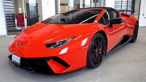 Delivering A Gorgeous Rosso Mars Huracán Performante Spyder To My