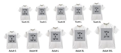 Htv size & placement guide. WestCoast Shirtworks Print Area Size | WestCoast Shirtworks