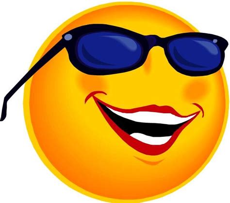 Smiley Faces With Glasses Clipart Best