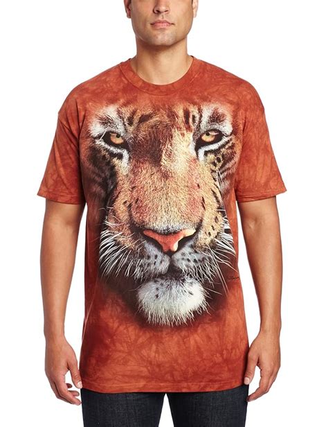 Buy The Mountain Mens Tiger Face T Shirt Brown 4x Large At