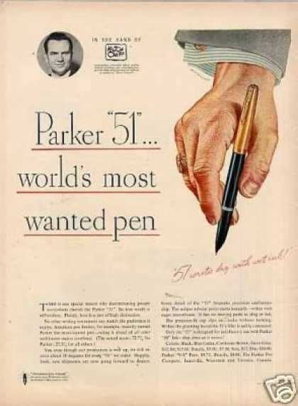 Vintage Office Advertisements Of The 1940s Page 11 Fountain Pen Ink